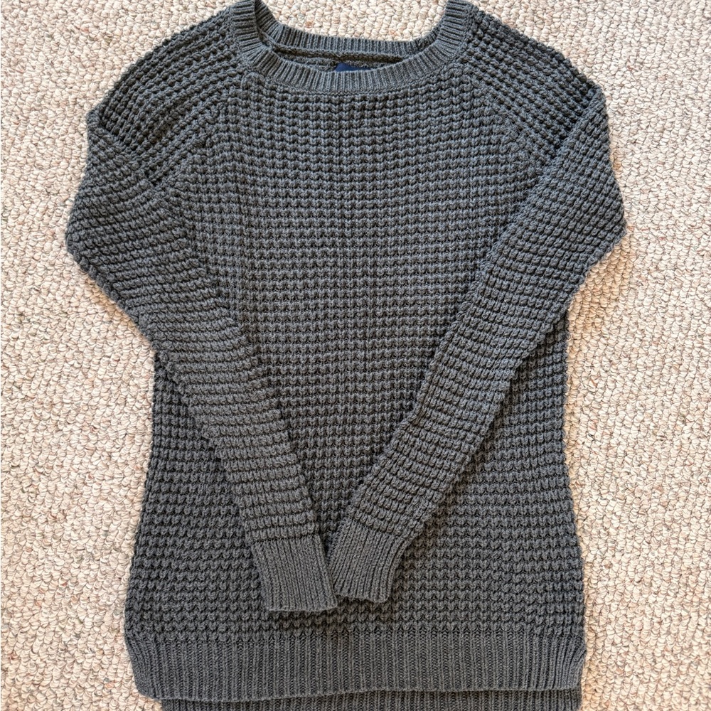 American Eagle Outfitters Charcoal Knit Jegging Sweater